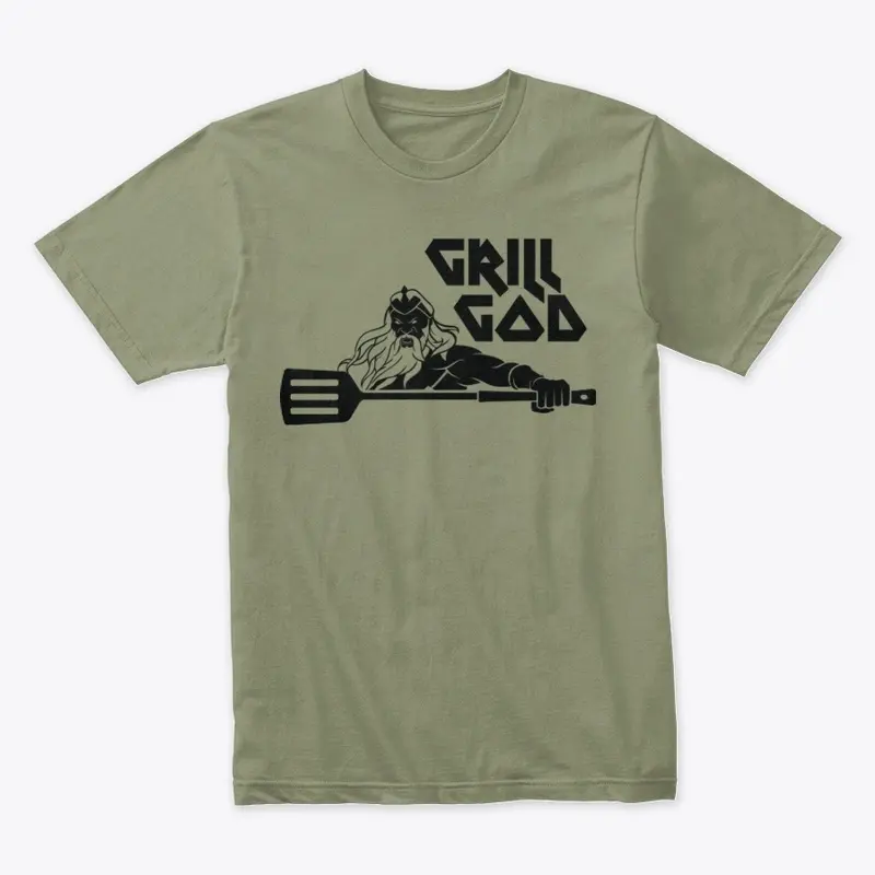 Grill God - Black Logo